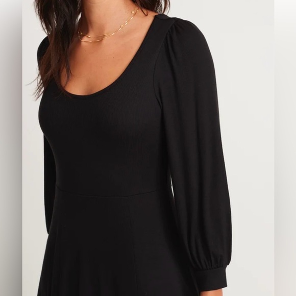 Marine Layer Lexi Midi Fit and Flare Dress - Picture 4 of 7